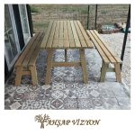 Arkalıksız 3 Parça Piknik Masası