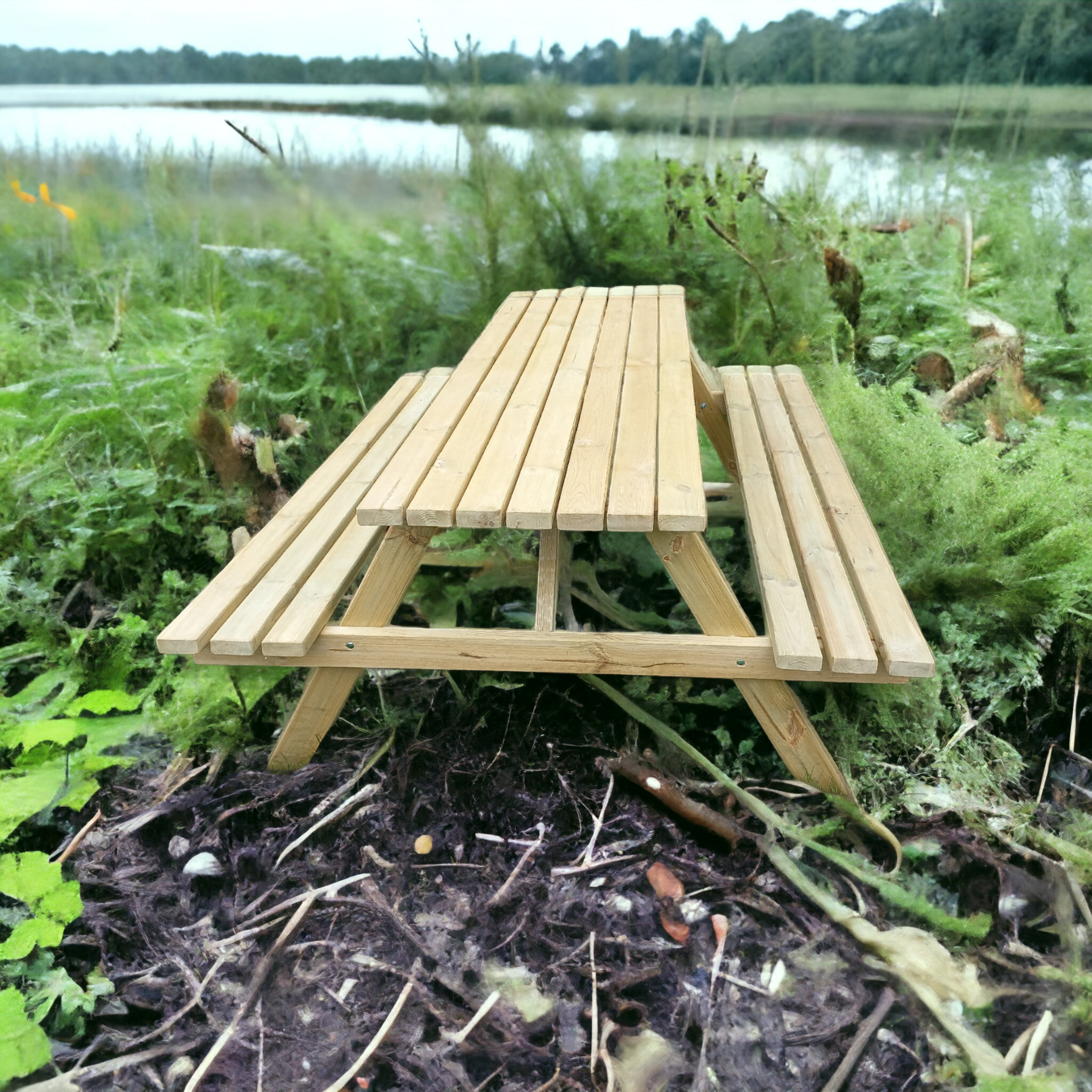 6 Kişilik Standart Piknik Masası - Görsel 2
