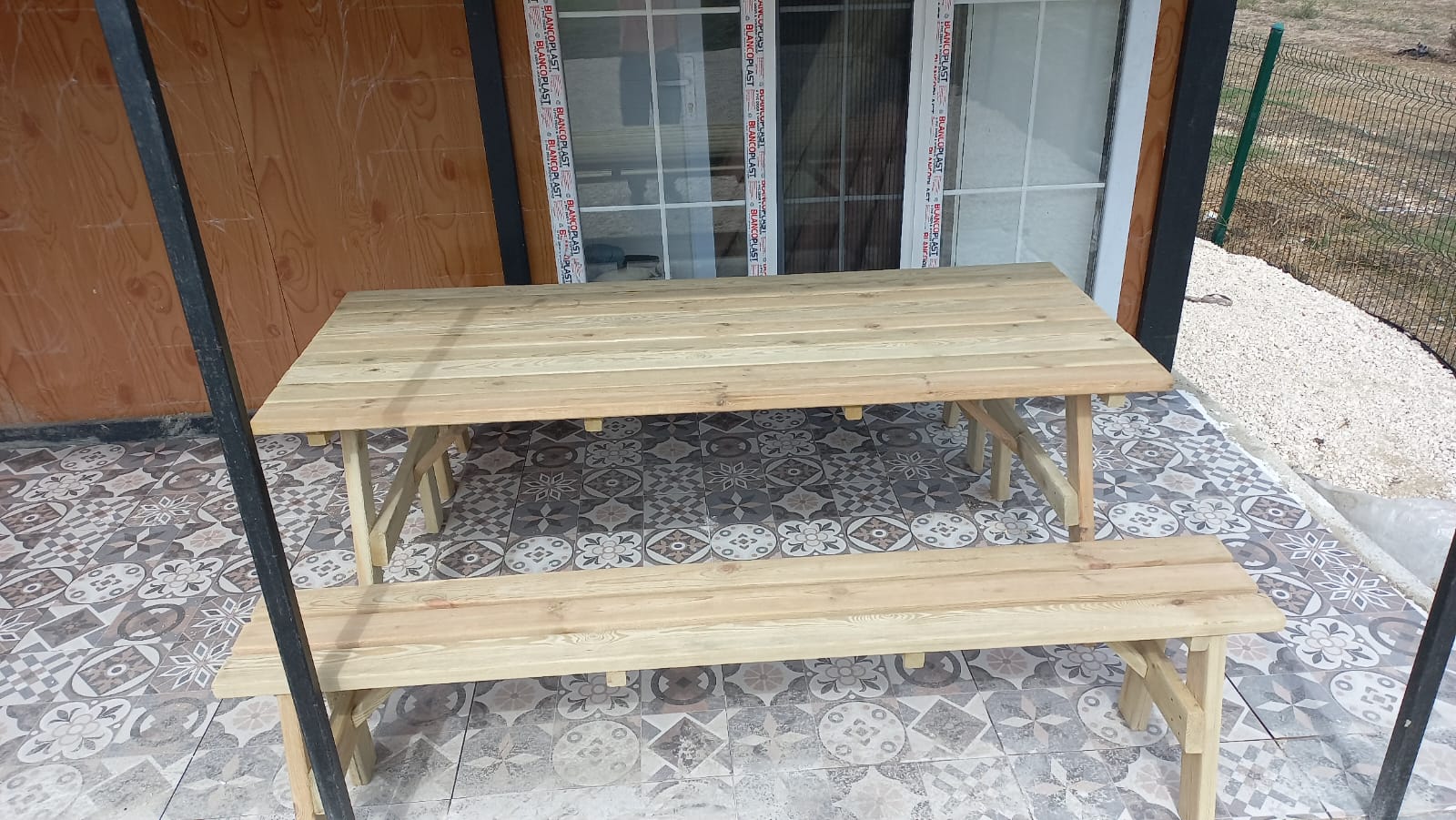Arkalıksız 3 Parça Piknik Masası - Görsel 3