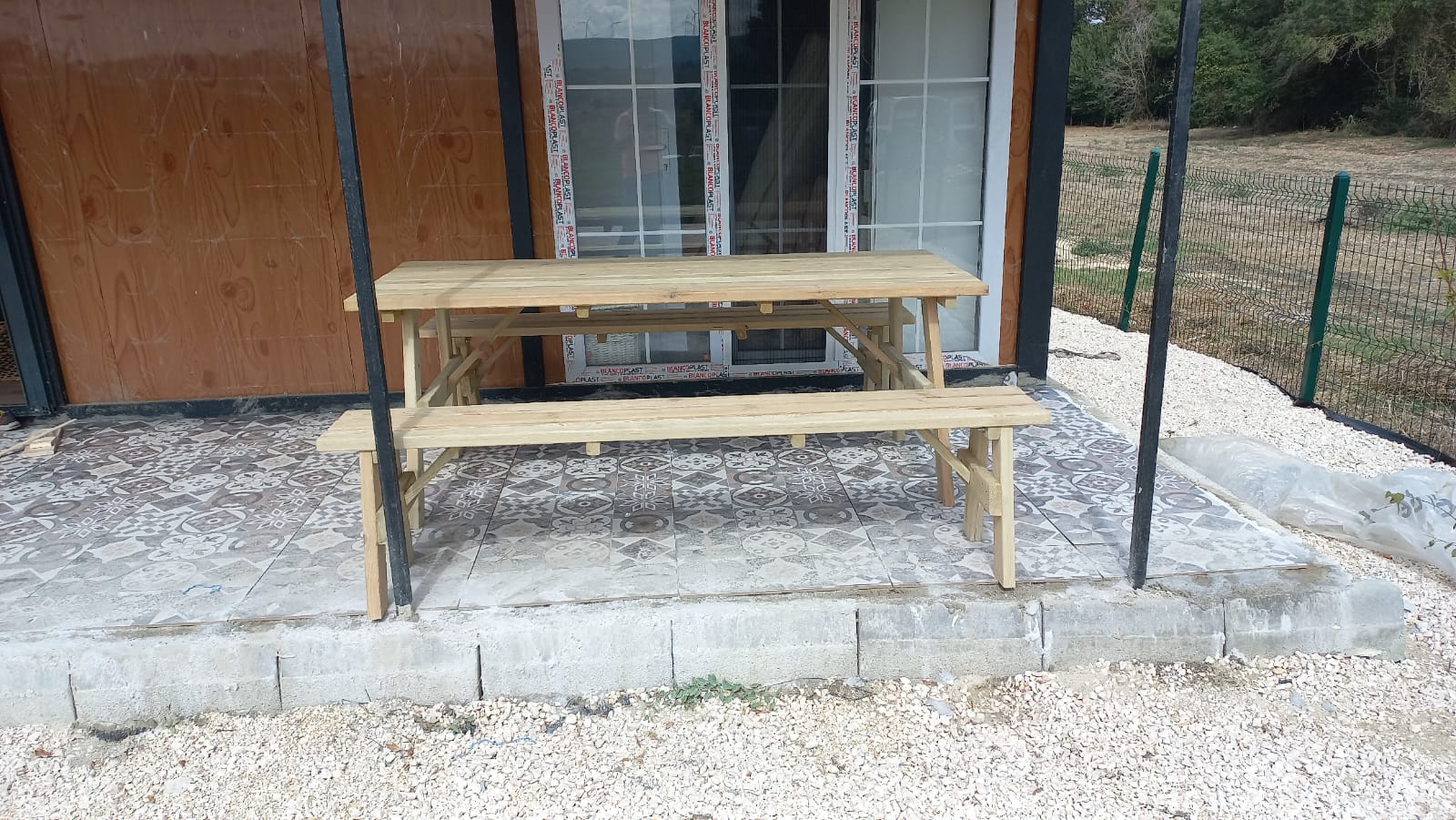 Arkalıksız 3 Parça Piknik Masası - Görsel 4