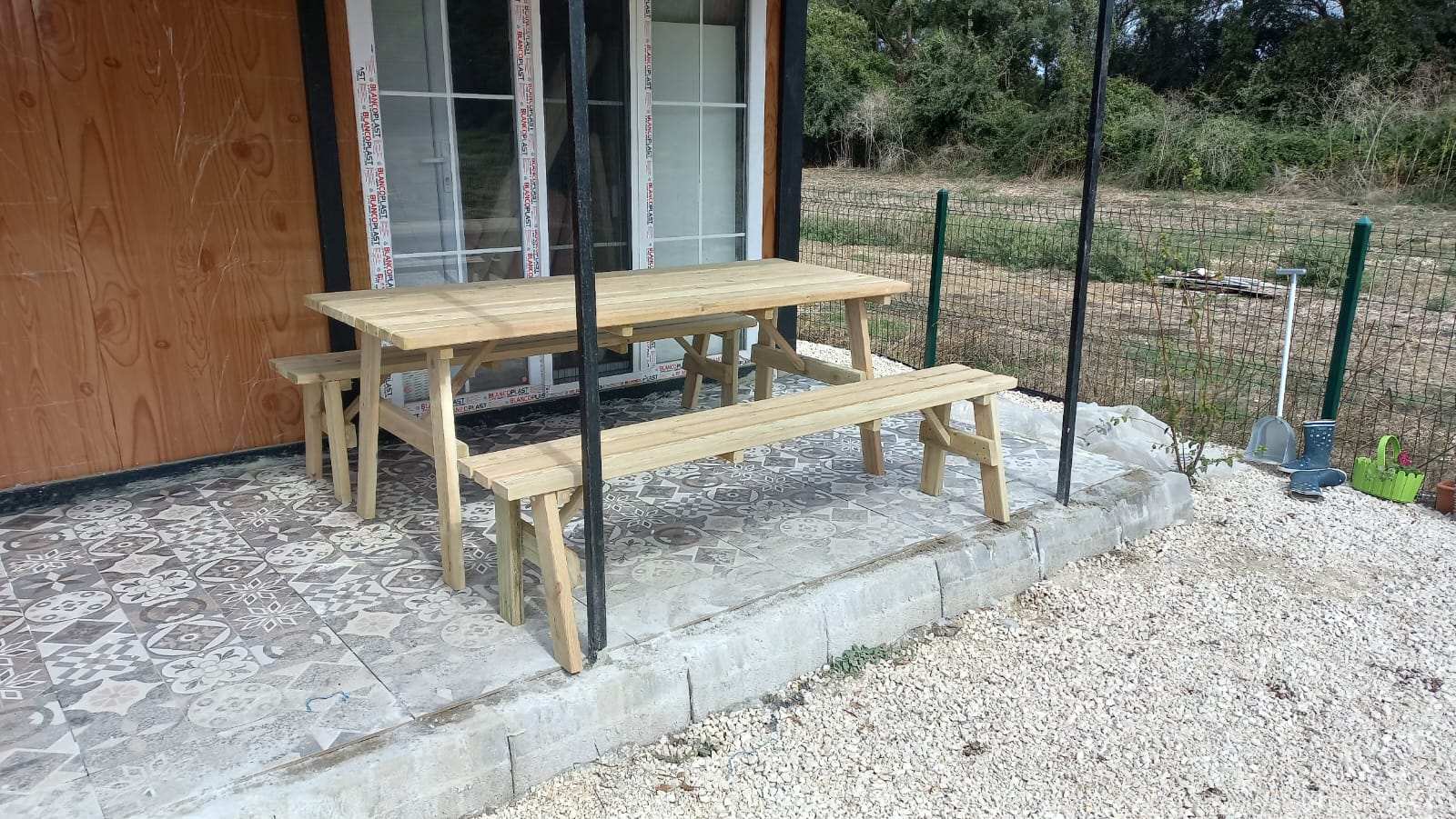 Arkalıksız 3 Parça Piknik Masası - Görsel 5