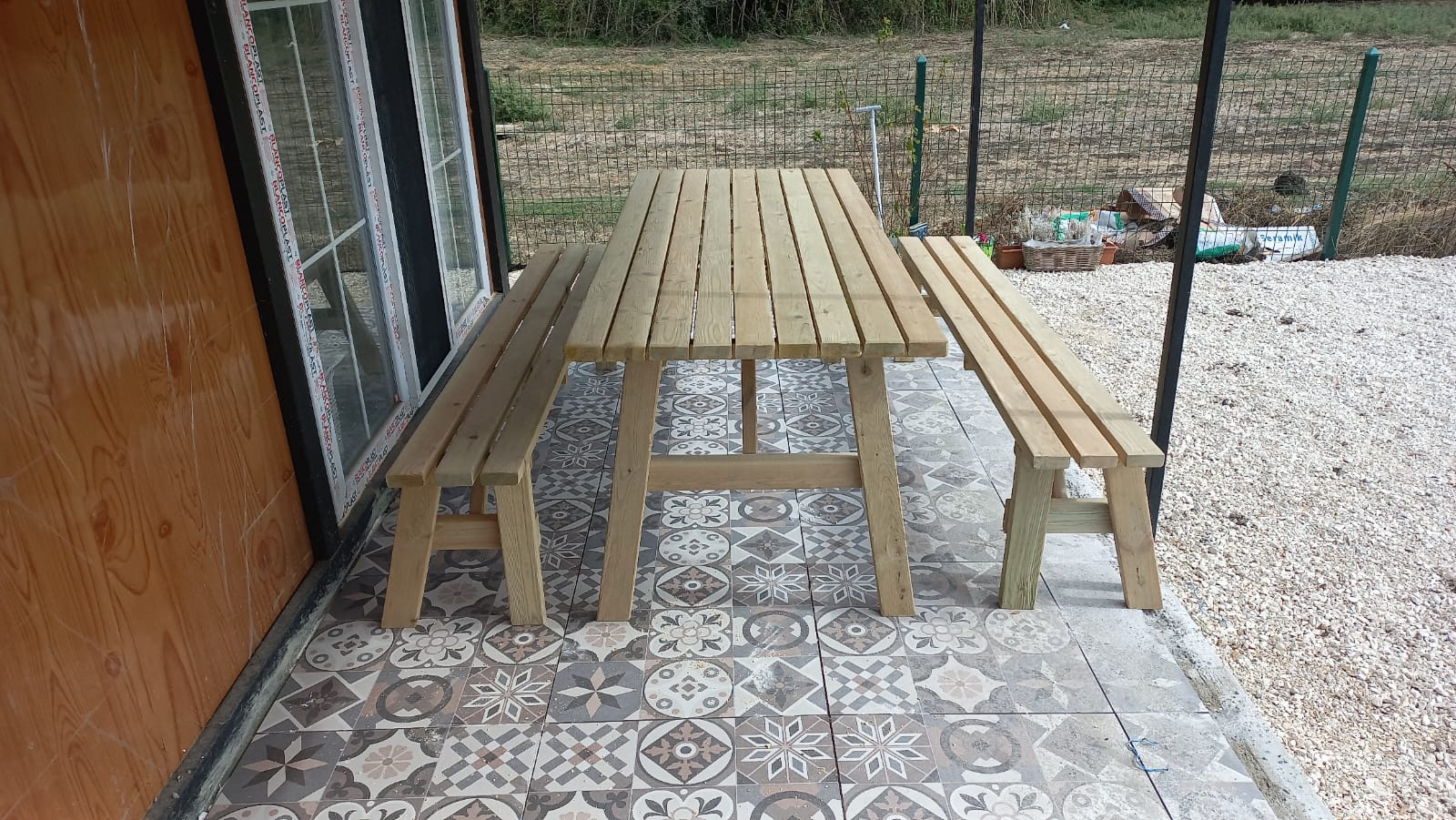 Arkalıksız 3 Parça Piknik Masası - Görsel 6