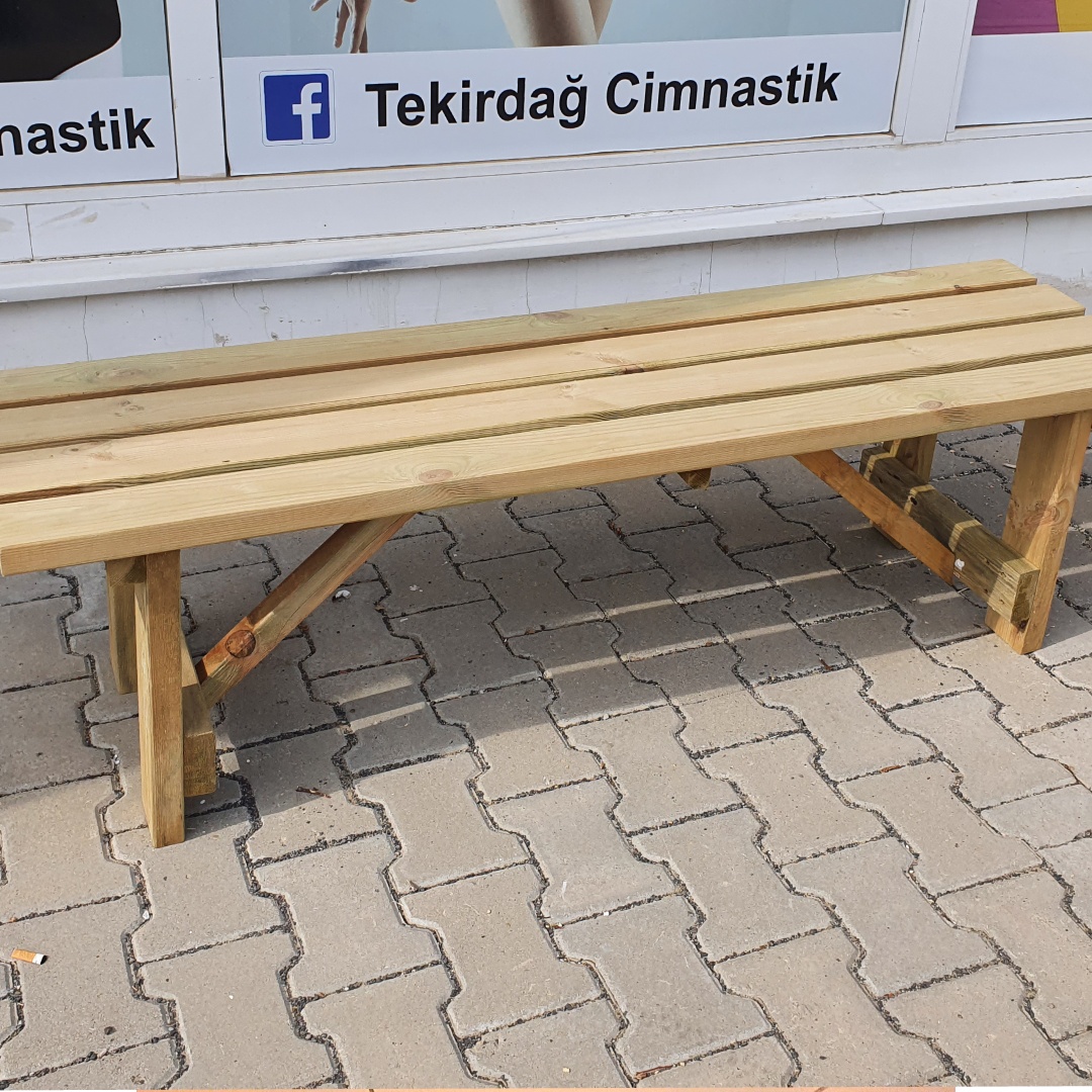 Arkalıksız Ahşap Bank - Görsel 2