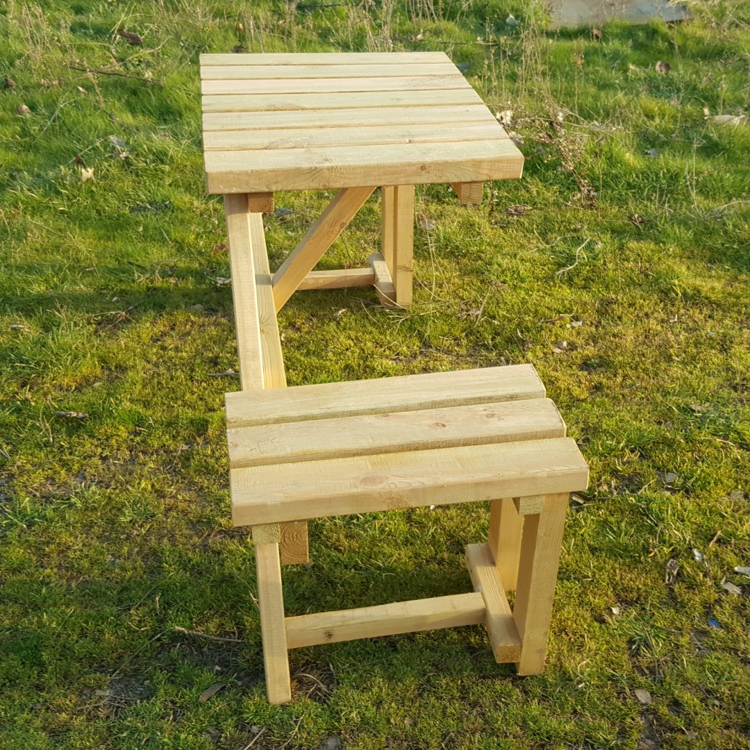 Arkalıksız 2 Kişilik Dar Balkon Masası - Görsel 5